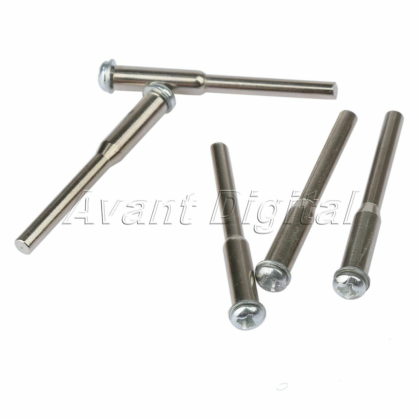 10* 1/8" Shank Diamond Cutting Fixed Mandrel Cut-Off Wheel Holder Rotary Tool