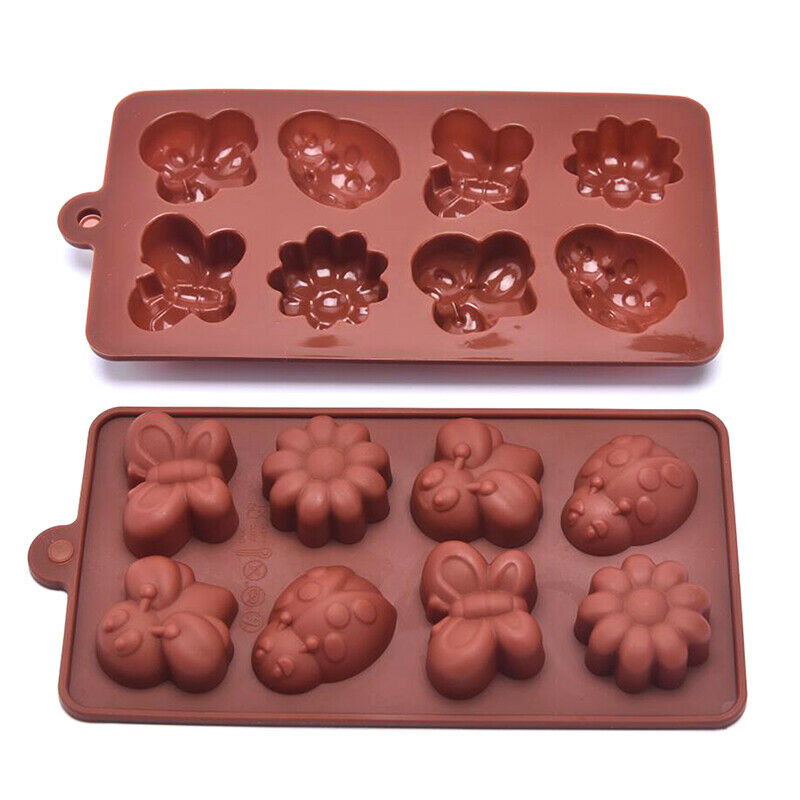 Silicone Butterfly Bee Insect Cake Mold Ladybird Chocolate Cake Baking Tr.l8