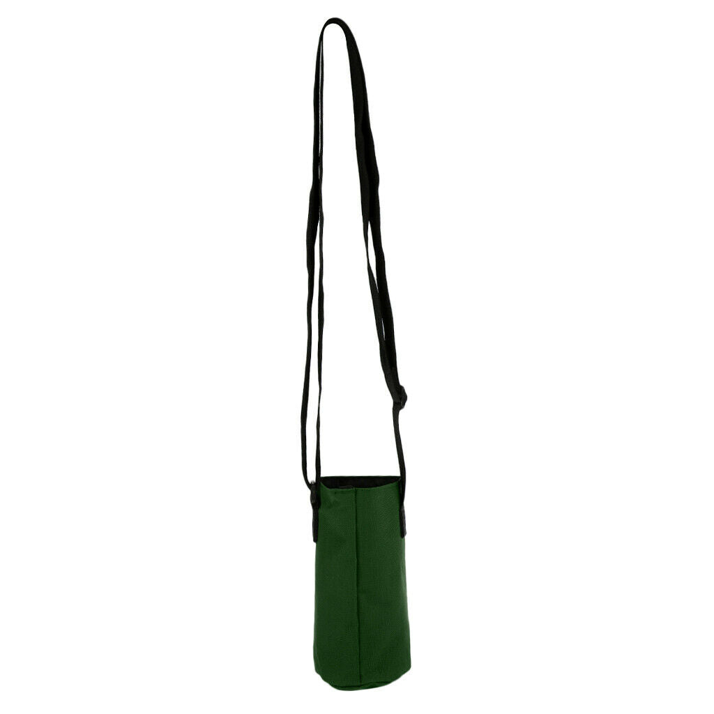Waterproof Water Bottle Holder Carrier Pouch Sleeve with Pocket Army Green