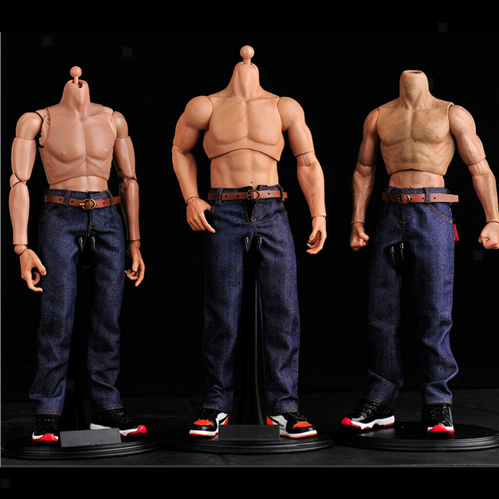 1/6 Scale Men Classic Denim Jeans Pants for 12'' Action Figures