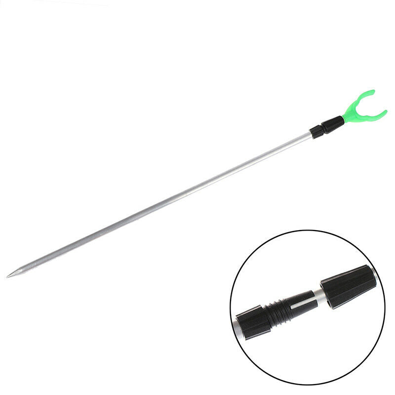 1pc Adjustable Telescopic Fishing Holder Aluminium Fishing Rod V Holder R .l8