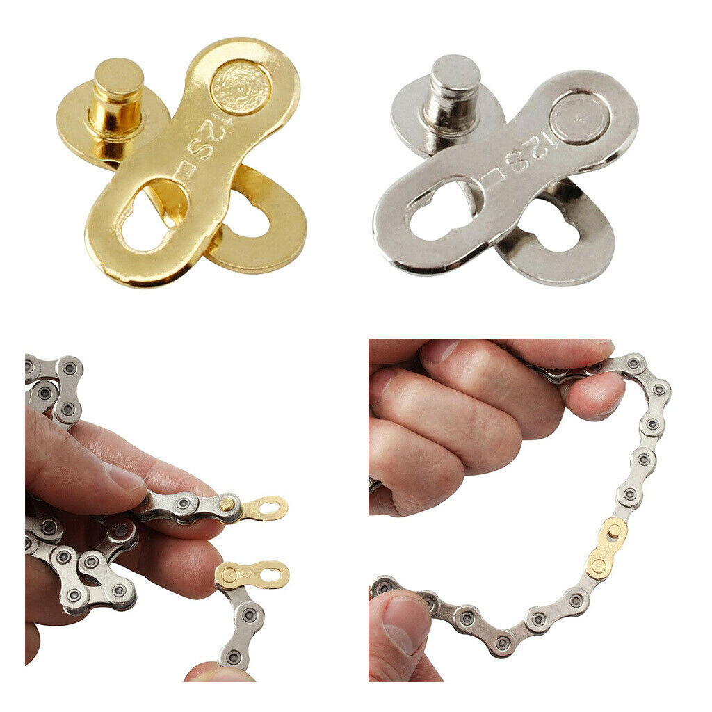 2 Pair Bike Chain Speed Quick Link MTB  Buckle 12 Speed Chain Lock