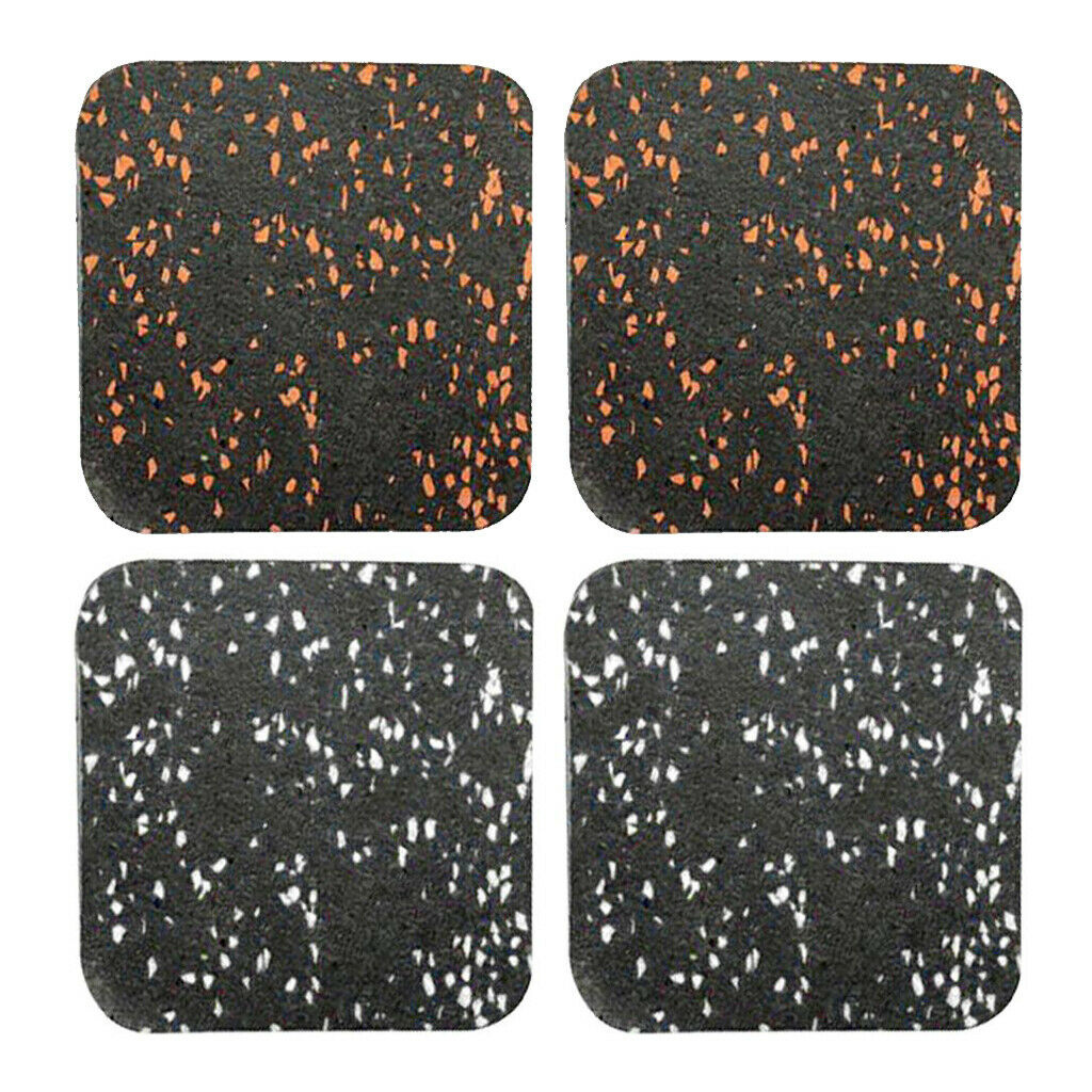 4x Treadmill Sound Insulation Mat Non-Slip Rubber Office Gym Fitness Cushion