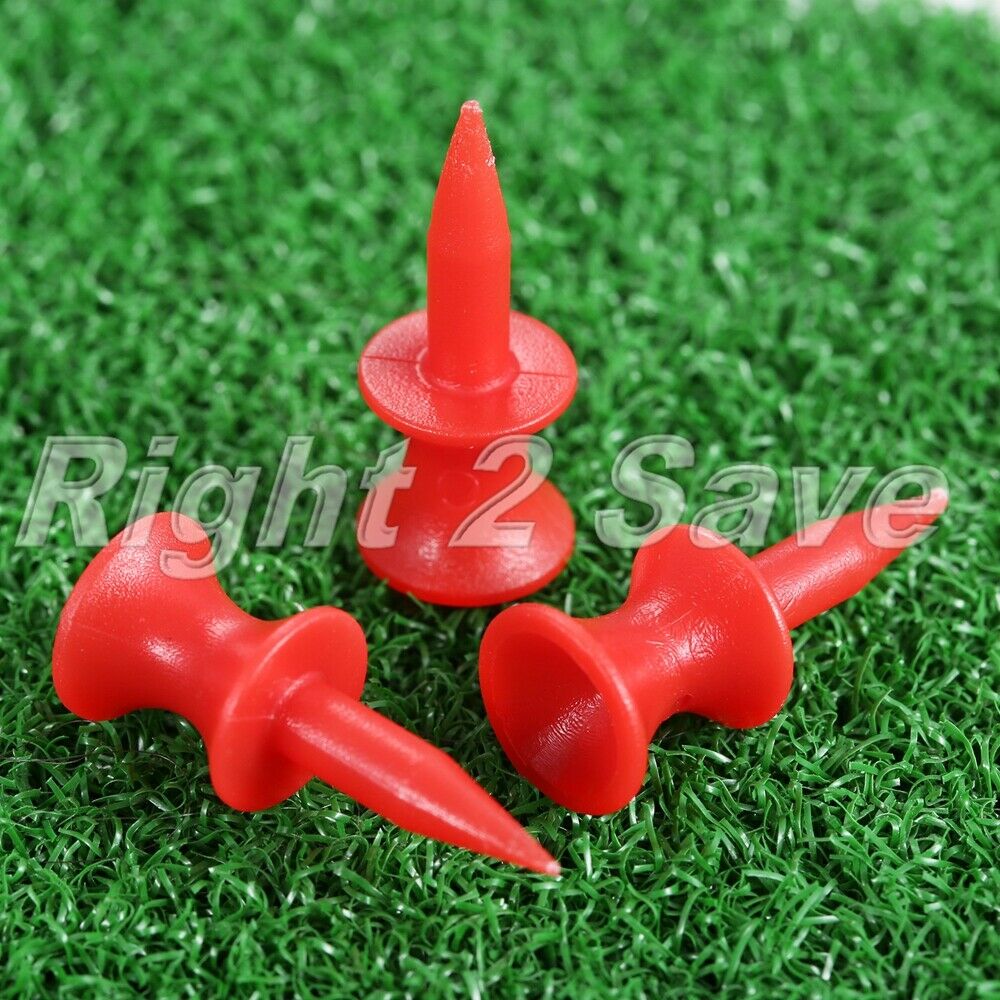 100Pcs/bag 31mm Plastic Durable Golf Ball Step Tees Driver Castle Plastic Tees