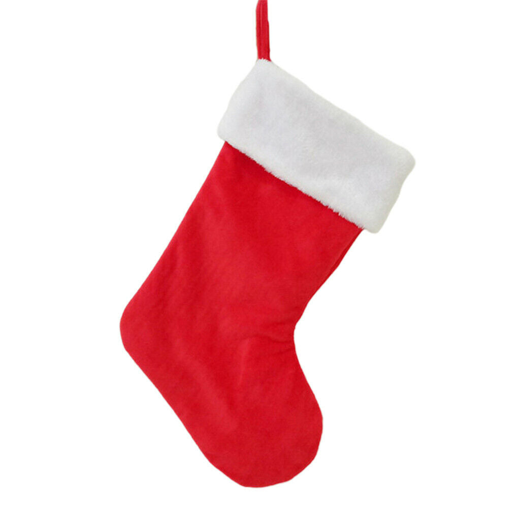 Traditional Santa Stockings   Tree Decorations Ornament Candy Gift Holder