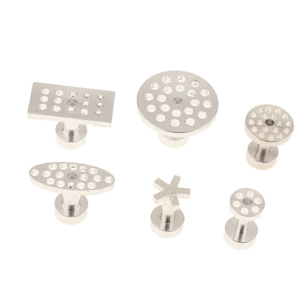 6pcs Puller Tabs - Automotive Paintless Dent Repair Tools Glue Pulling Tabs -