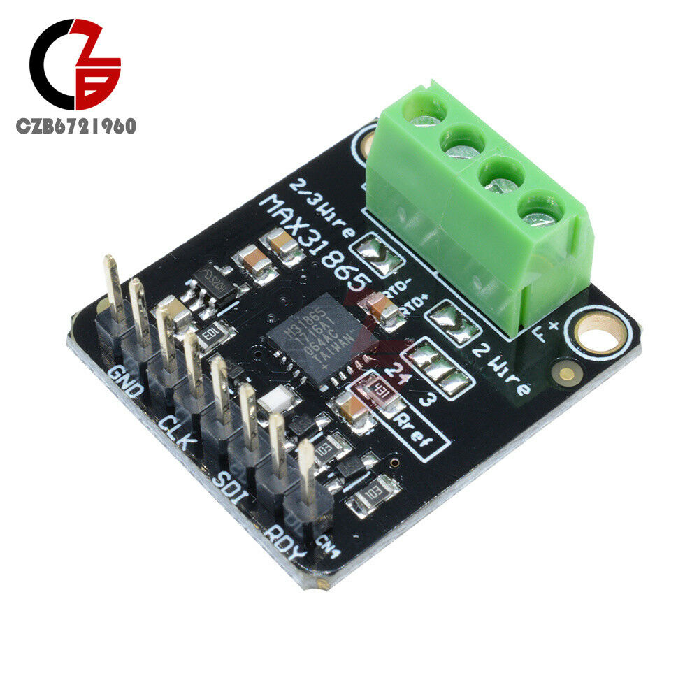 2PCS MAX31865 RTD PT100/1000 Temperature Thermocouple Sensor Amplifier Board