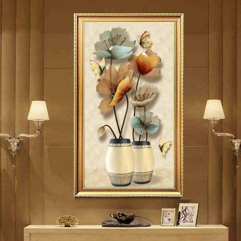 5D DIY Diamond Painting Kit for Adults Flower Vase Full Drill Rhinestone Decor