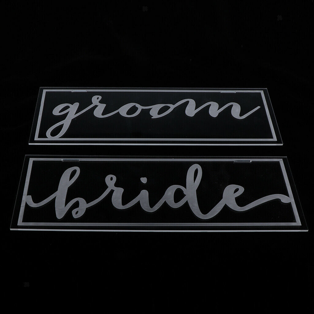 Wedding Bride Groom Hanging Sign Wedding Table Centerpiece Wedding Decor