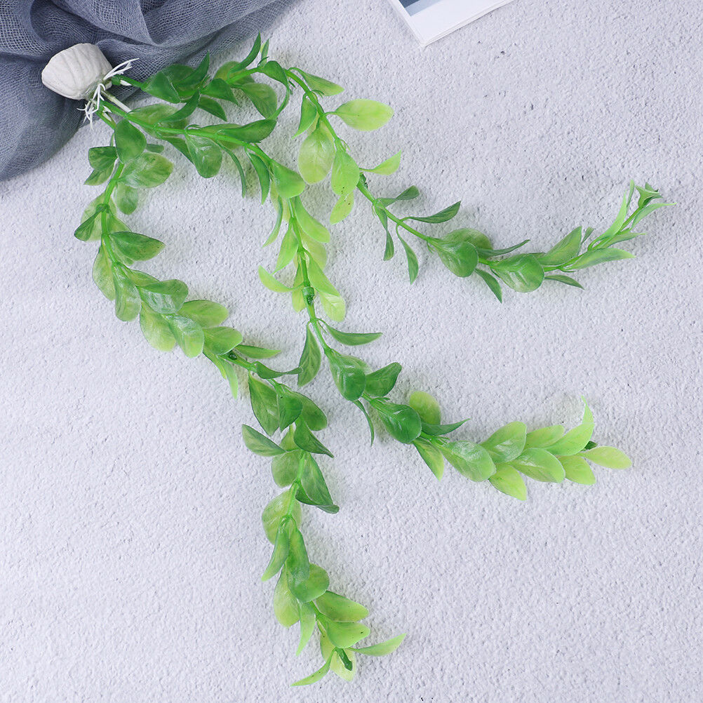 Green aquarium plants water grass ornament plant fish tank plastic decorat.l8