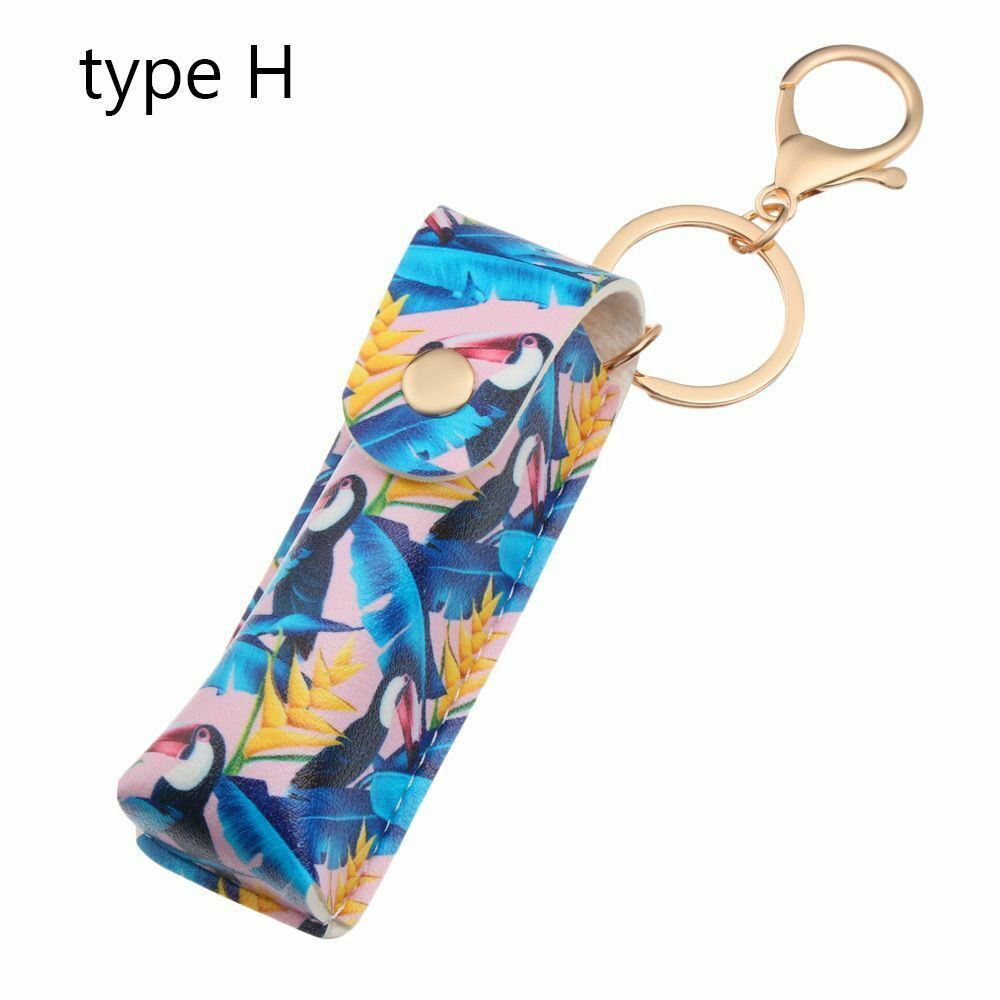 Keyring Lip Rouge Sleeve Lipstick Cover Lipstick Cases Rouge Box Balm Holders