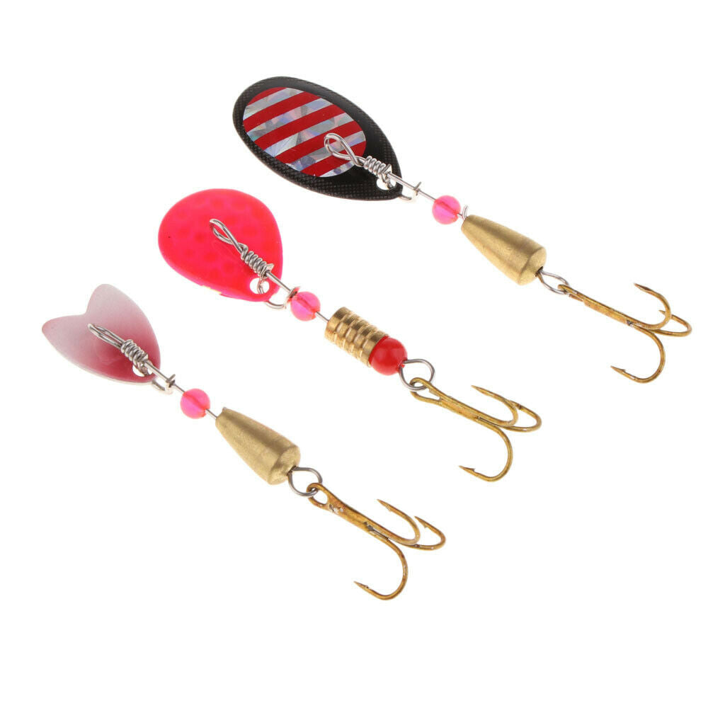 30x   Multicolor   Spinners   Baits   Spinnerbait   Fishing   Lures   Artificial