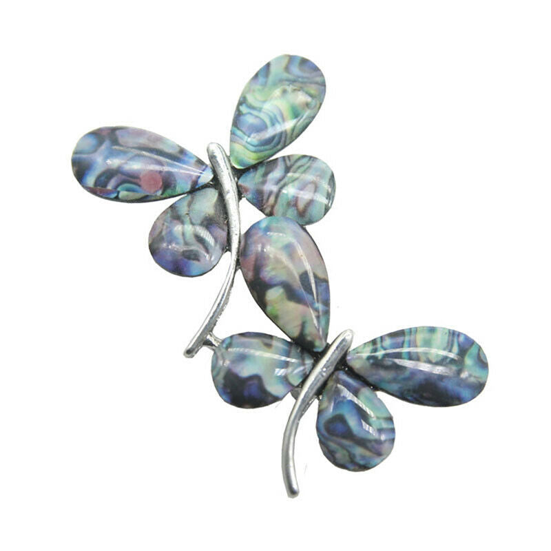 Double Butterfly Brooches for Women Fashion Insect Pin Brooch Accessor JYA LU