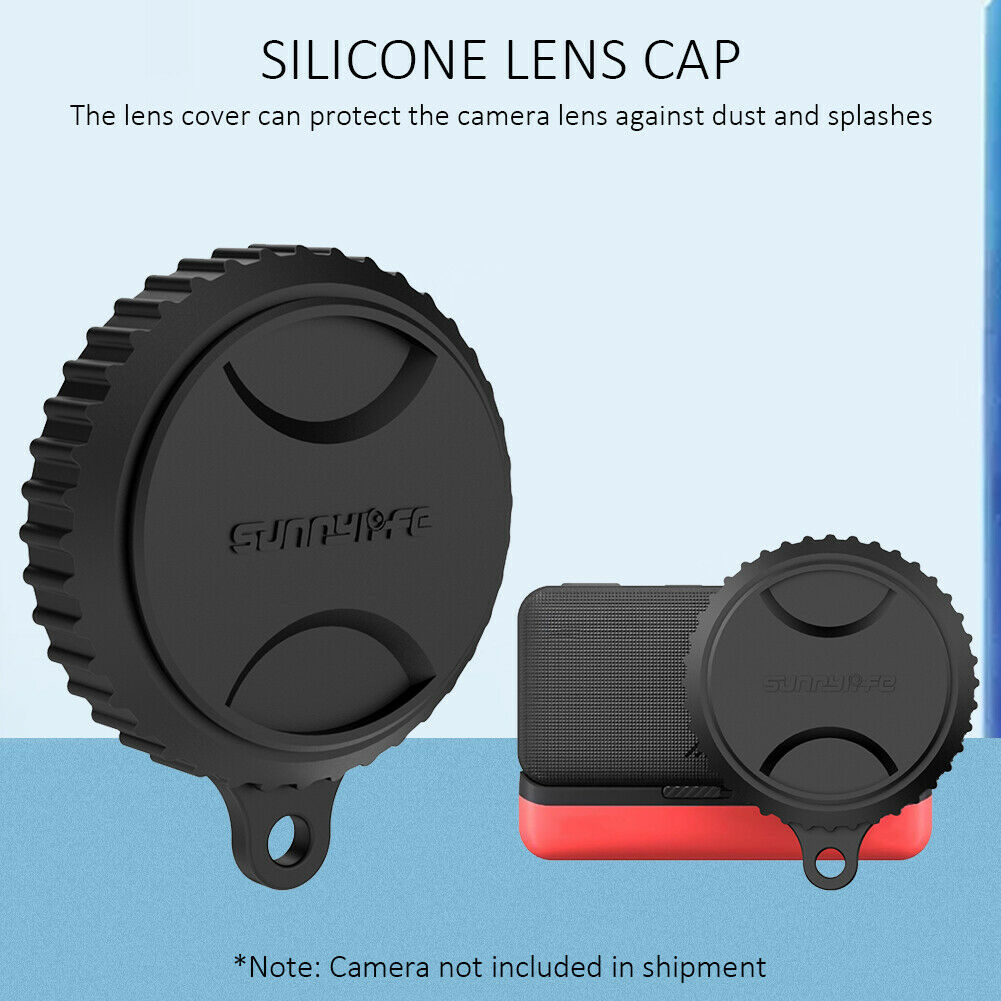 1 inch Wide Angle Lens Cover Silicone Lens Protector Cap for Insta360 One R @