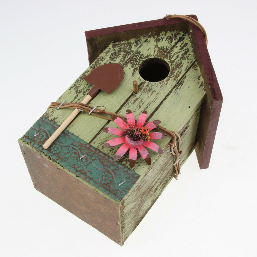 Wooden Arts and Crafts Country Cottages Bird House Parrot Comfort House E