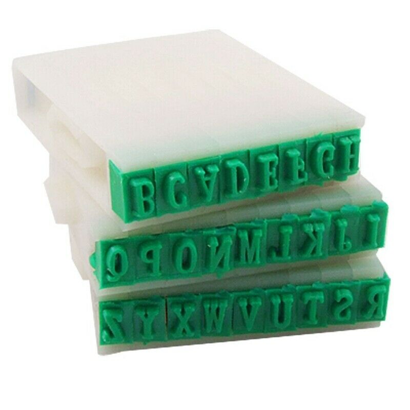 Detachable 26-Letters English Alphabet Plastic Stamp Set Z3N9