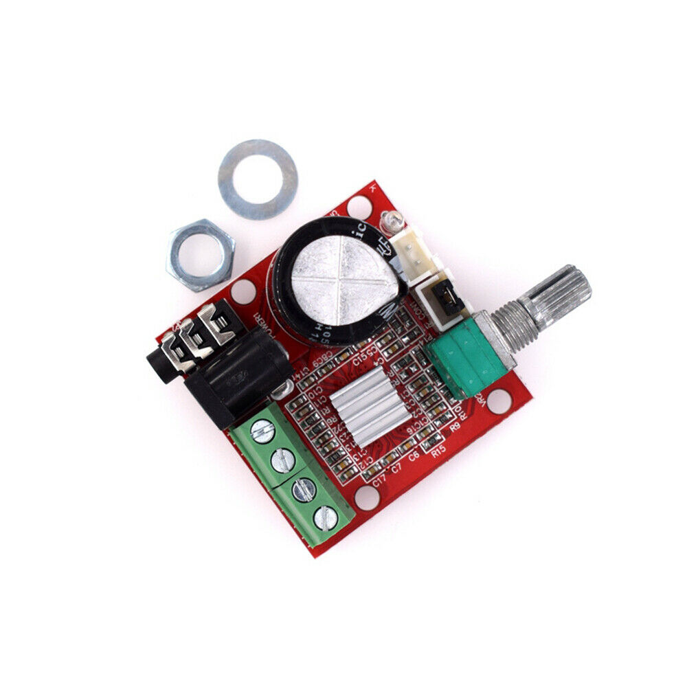 Mini Hi-Fi PAM8610 Audio Stereo Amplifier Board 2X10W Dual Channel D Class 12V