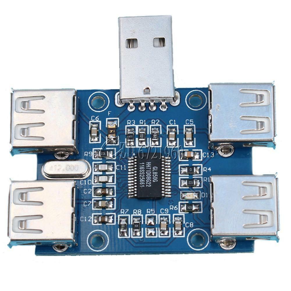 USB2.0 Hub Concentrator 4-Female 5V USB HUB Precise USB Expansion Module Board