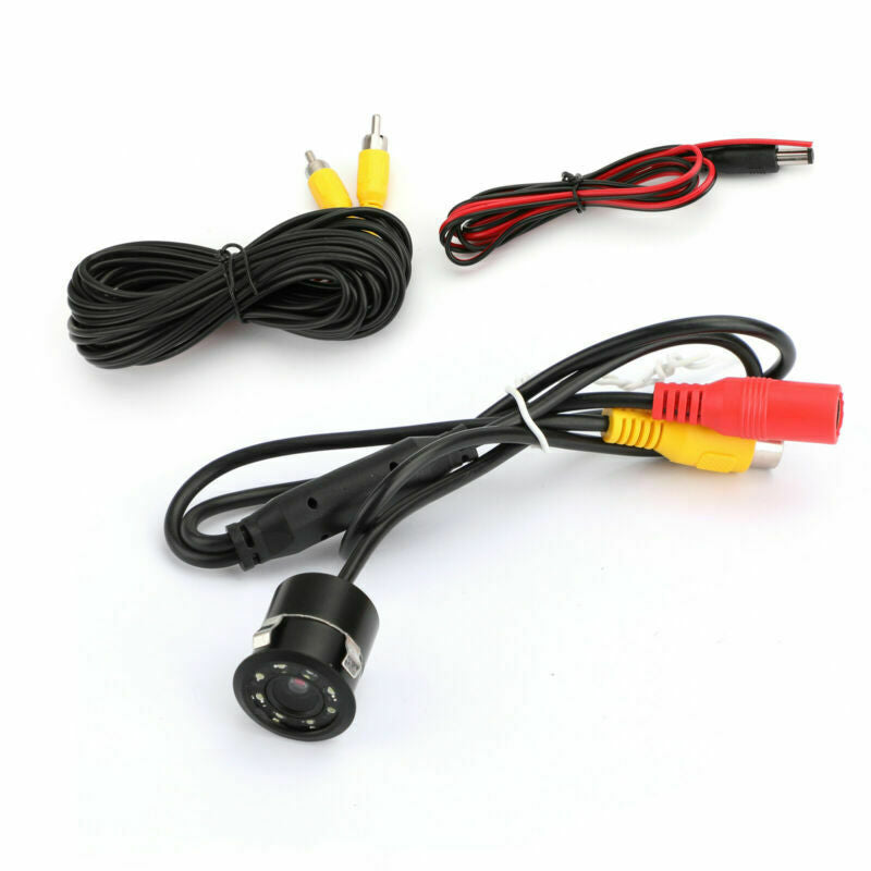 8 LED Car Reverse CDD Camera  + 4.3" Car Mirror Monitor Kit Vehicle System AT2
