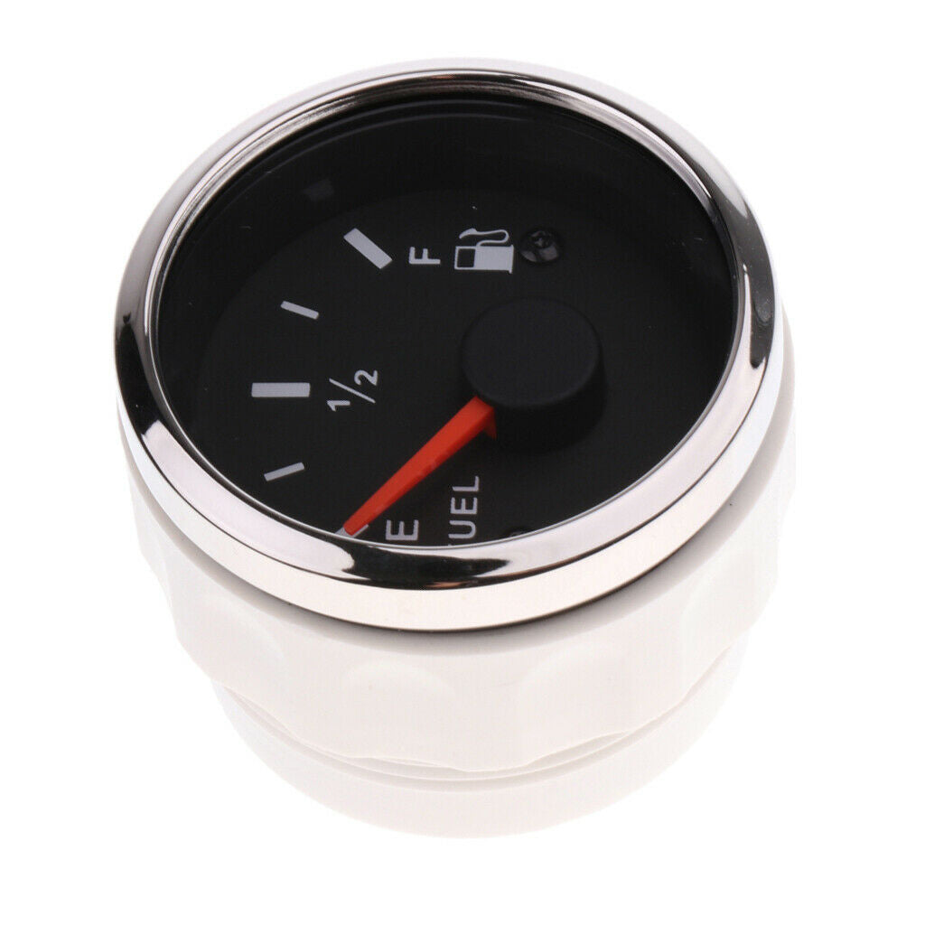 Car 2" 52mm Fuel Level Gauge Meter E-1/2-F Pointer New