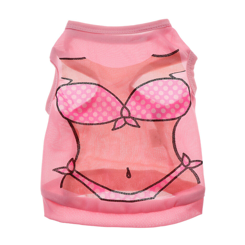 Fashion Pets Dog Cat Clothes Summer Spring T-Shirt Soft Clothing xs