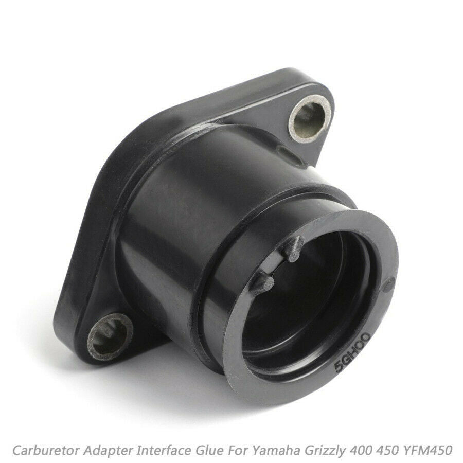 Rubber Carburetor Adapter Interface Joint Manifold For Yamaha YFM400A YFM400F