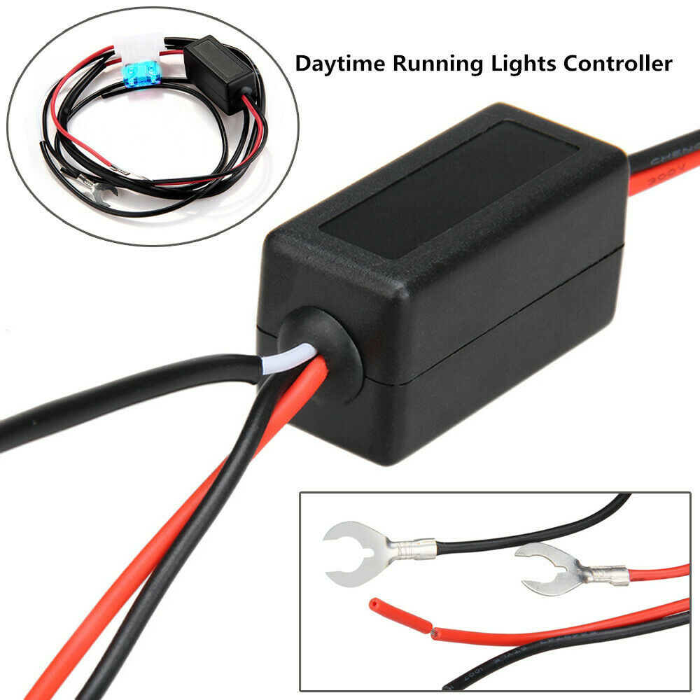 Car Led Daytime Running Light Automatic ON/OFF Control Module Switch Relay DRL