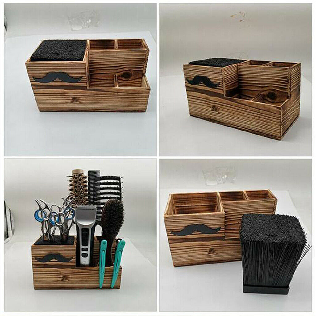 Portable Salon Shears Rack Hair Cutting Storage Hairdressing Combs Organizer