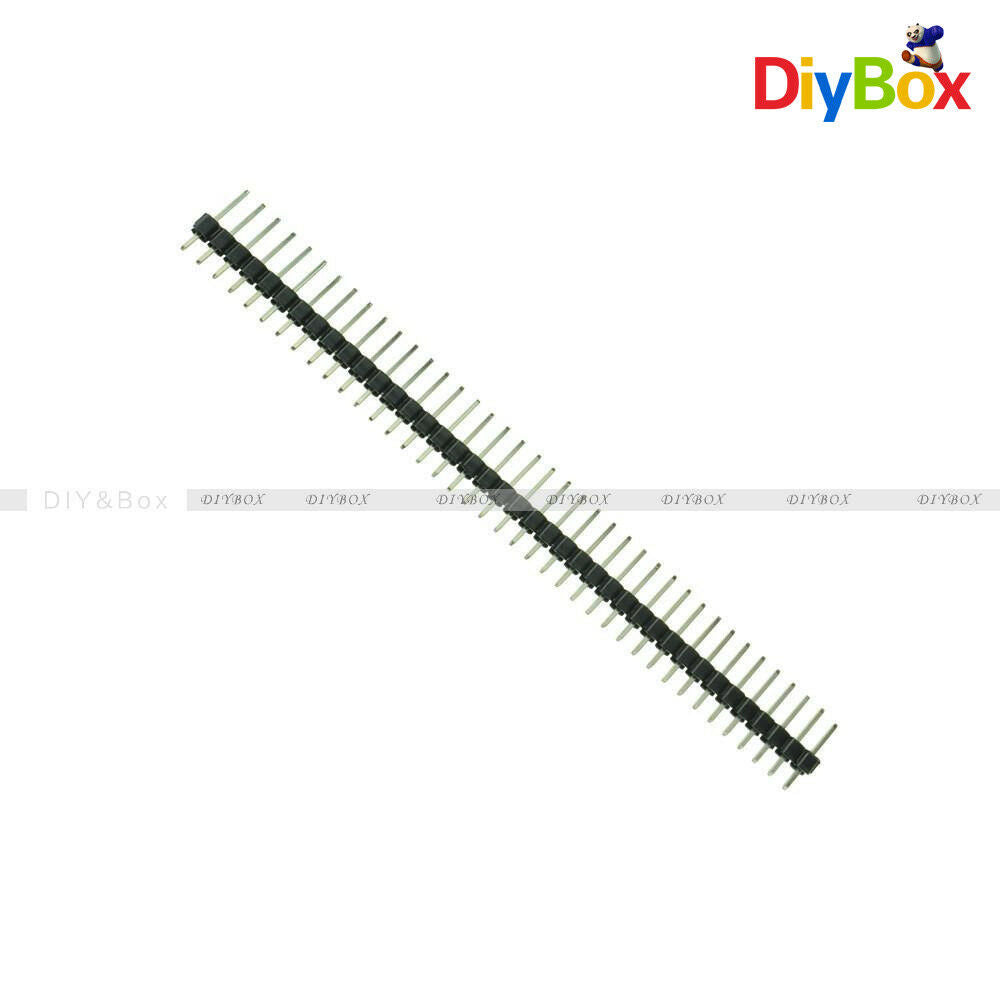 10PCS 40Pin 2.54mm Male Pin Single Row Straight Header Strip Connector F Arduino