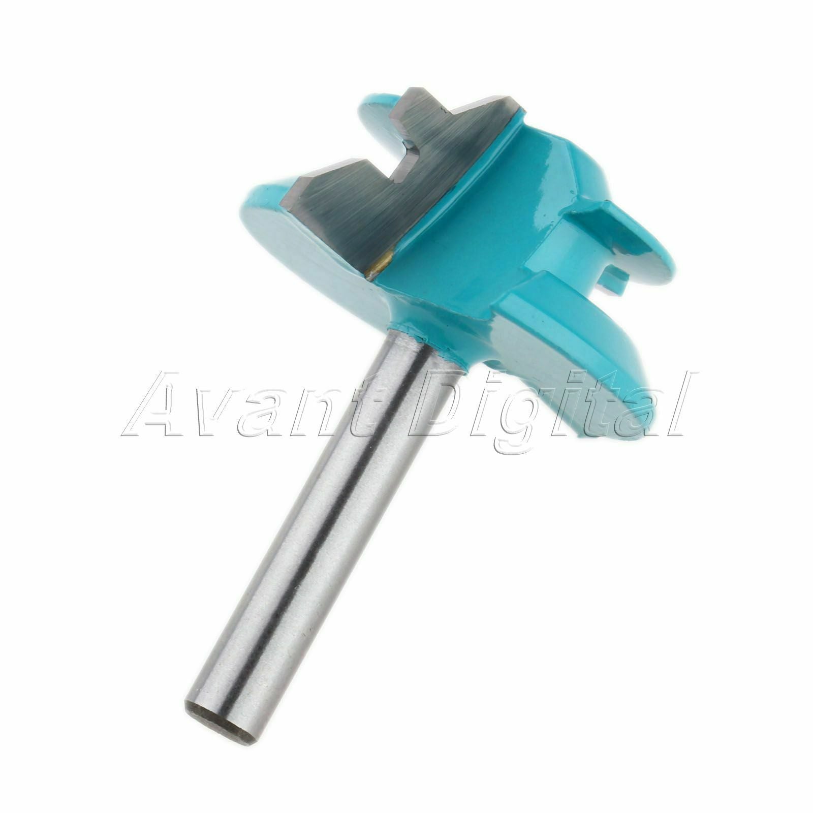 1/4”Handle 45 Degree Router Bit Lock Miter Cutting Diameter 1-1/2" Cutter Tool