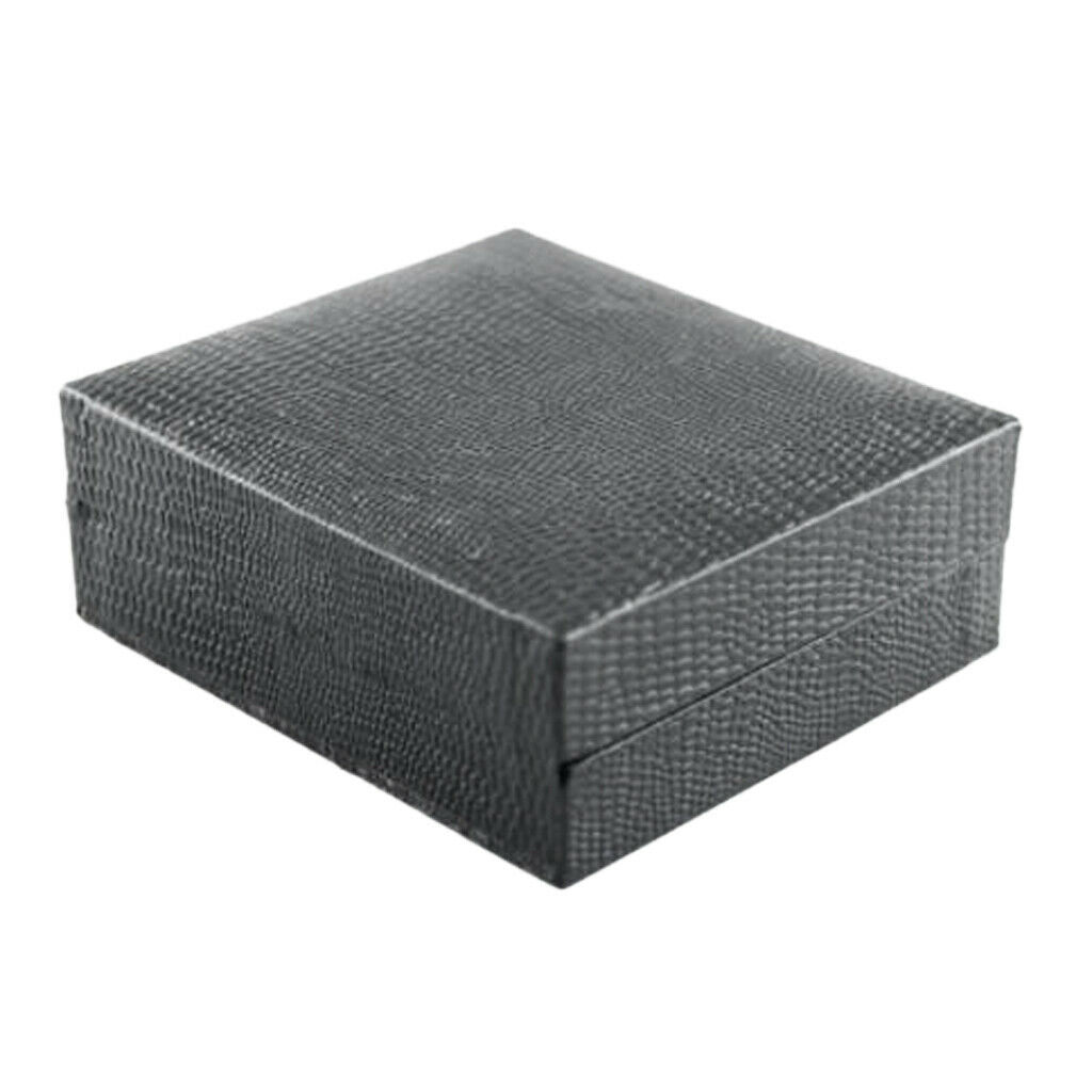 4 Pieces Cufflink Storage Box Wedding Mens Cufflinks Tie Clips Set Display