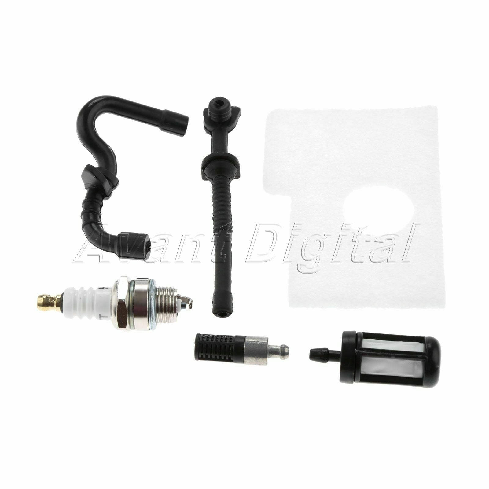 Air Fuel Line Oil Filter Spark Plug For STIHL 018 017 MS170 MS180 Replacement