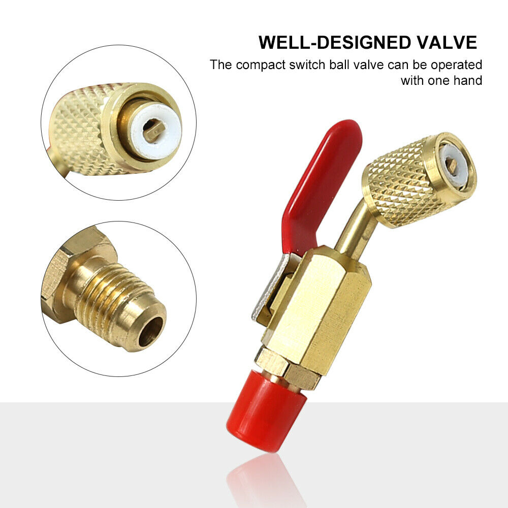 1/4'' Sae Compact Ball Valve for AC Safety Valve and Refrigerant Cooling Tool