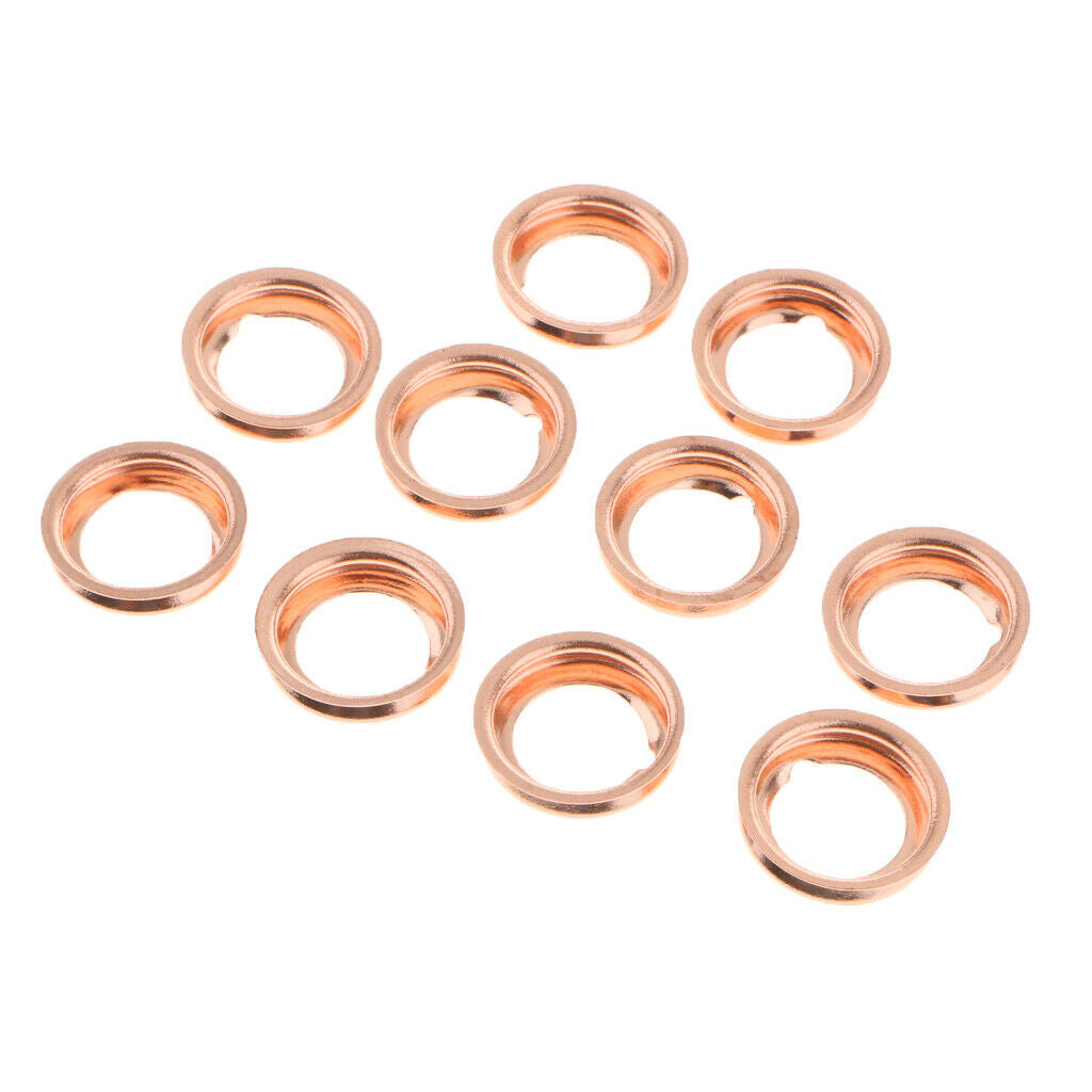 10pcs Oil Drain Plug Gasket Crush Washer Screw Gasket Repair Parts OEM