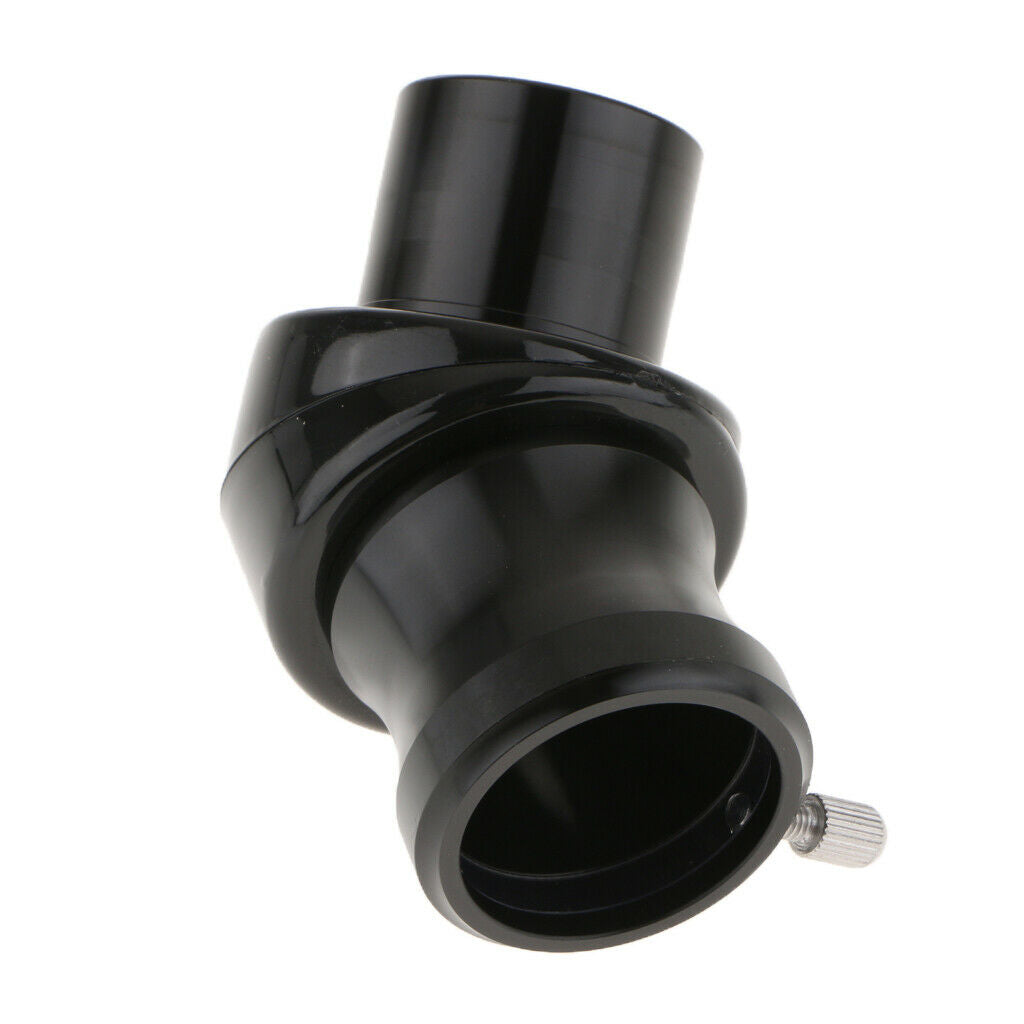 Metal 1.25 "45 Degree Diagonal Mirror Adapter For Telescope Eyepiece Black