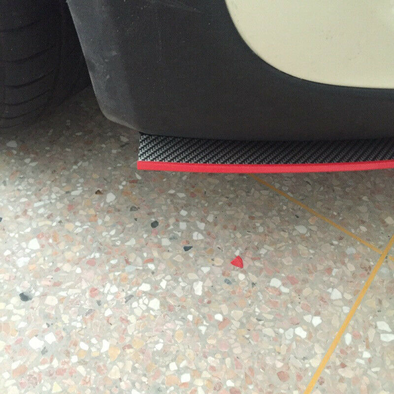 2.5M Car Front Bumper Lip Splitter Body Spoiler Chin Skirt Protector 6CM Width