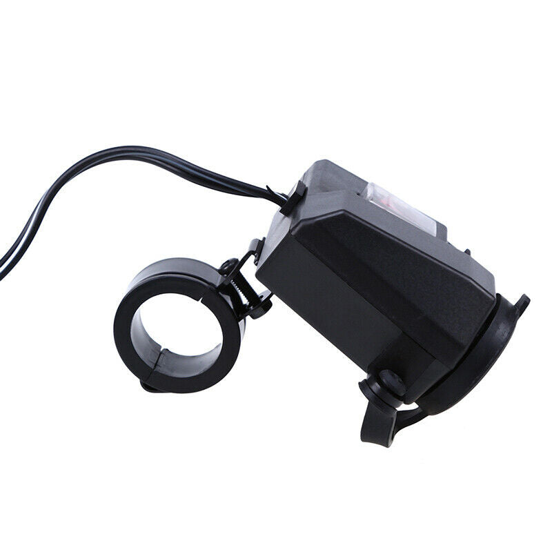 12V Outlet Waterproof Power Dual Socket Car Motorcycle Cigarette Lighter Plug US