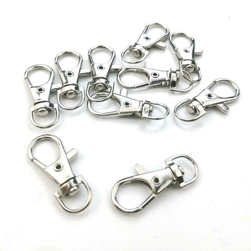 57PCS Keychain Hardware with Key Fob Pliers Tool 0.98Inch/25mm for Wristlet