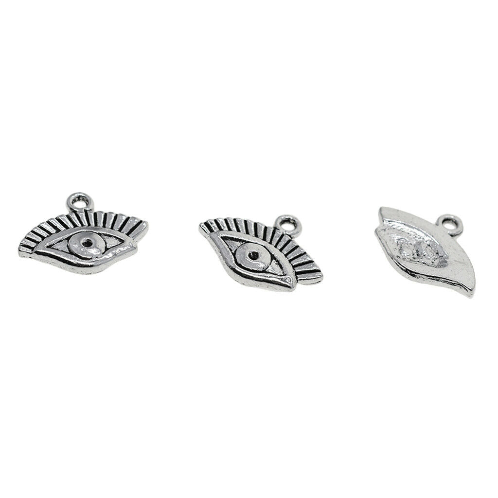 50x Bail Charms The Eye Of Horus Necklace Pendants Earring Findings Dangles