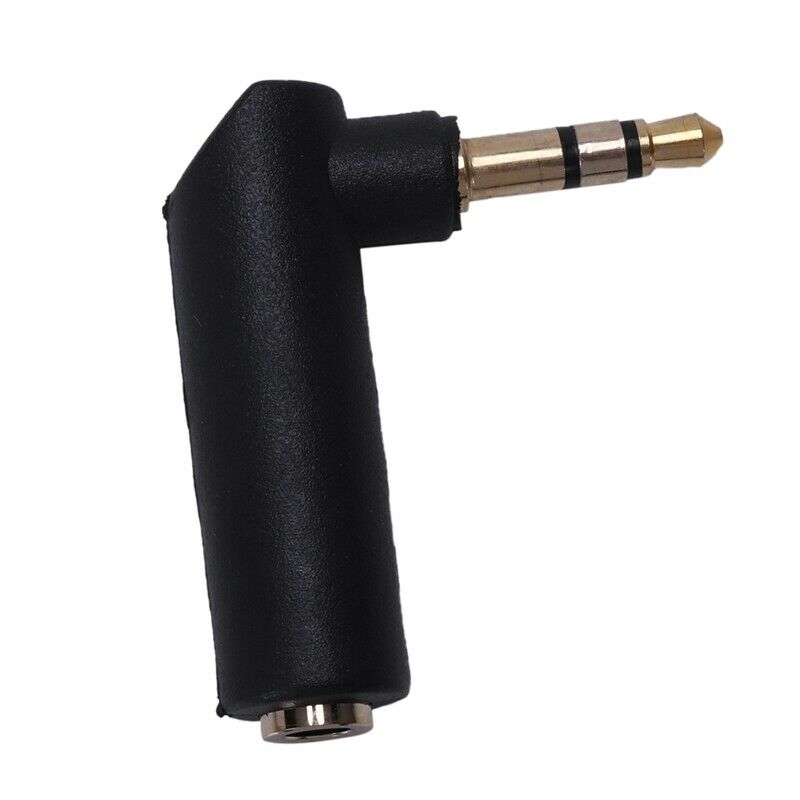 3.5mm male to female Angle Stereo Plug Adapter Converter "L" Shaped Straight AT4