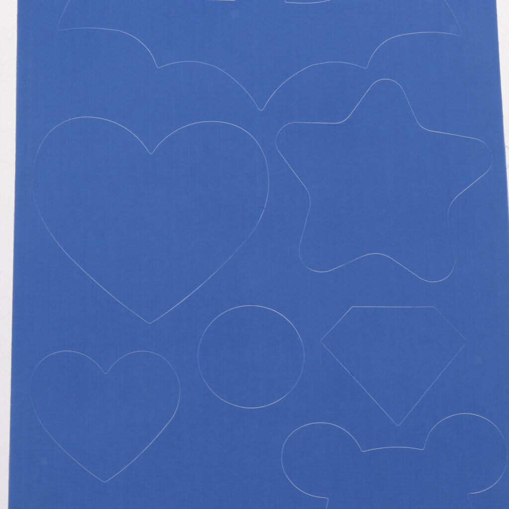Set of 2pcs Uncoated Nylon Rain Jacket Repair Patches with Outside