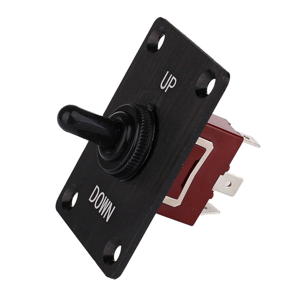 2pcs Boat 3 Position Up Down On/Off/On Momentary Toggle Switch Panel 12V 15A