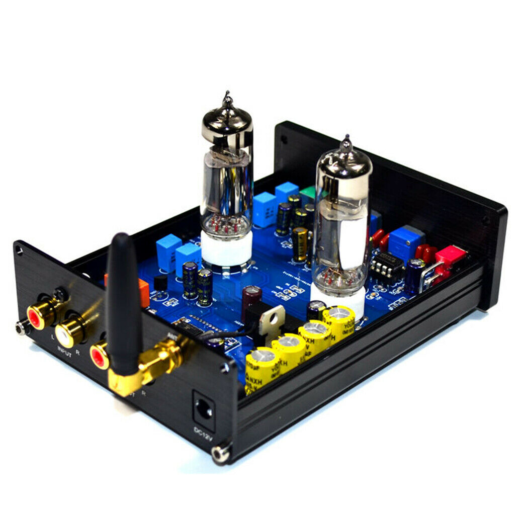 Bluetooth 4.2 Stereo Amplifier Receiver 2 Channel Hi-Fi Preamps for Home