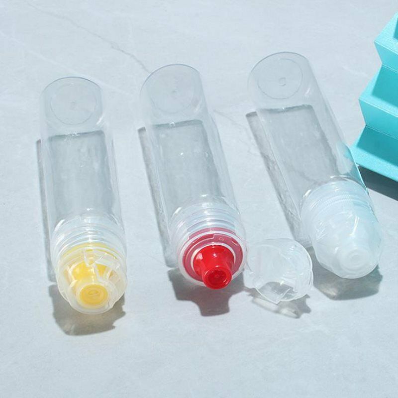 Kitchen Plastic Squeeze Bottle Condiment Dispenser For Salad Sauce Ketchu.l8
