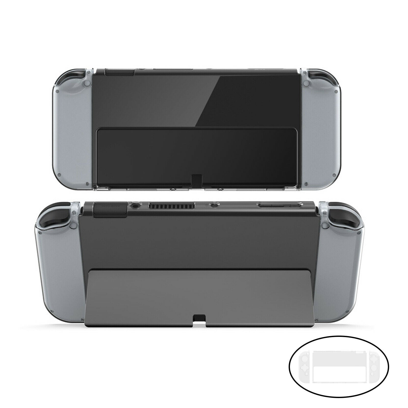 Dockable Case Flip Protector Grip Protective Cover for NS OLED Console