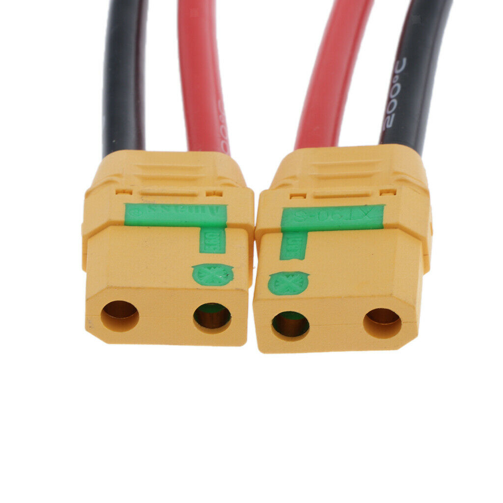 2 lot RC Battery ESC XT60 Male Plug to XT90 Female Connector Extension Cable