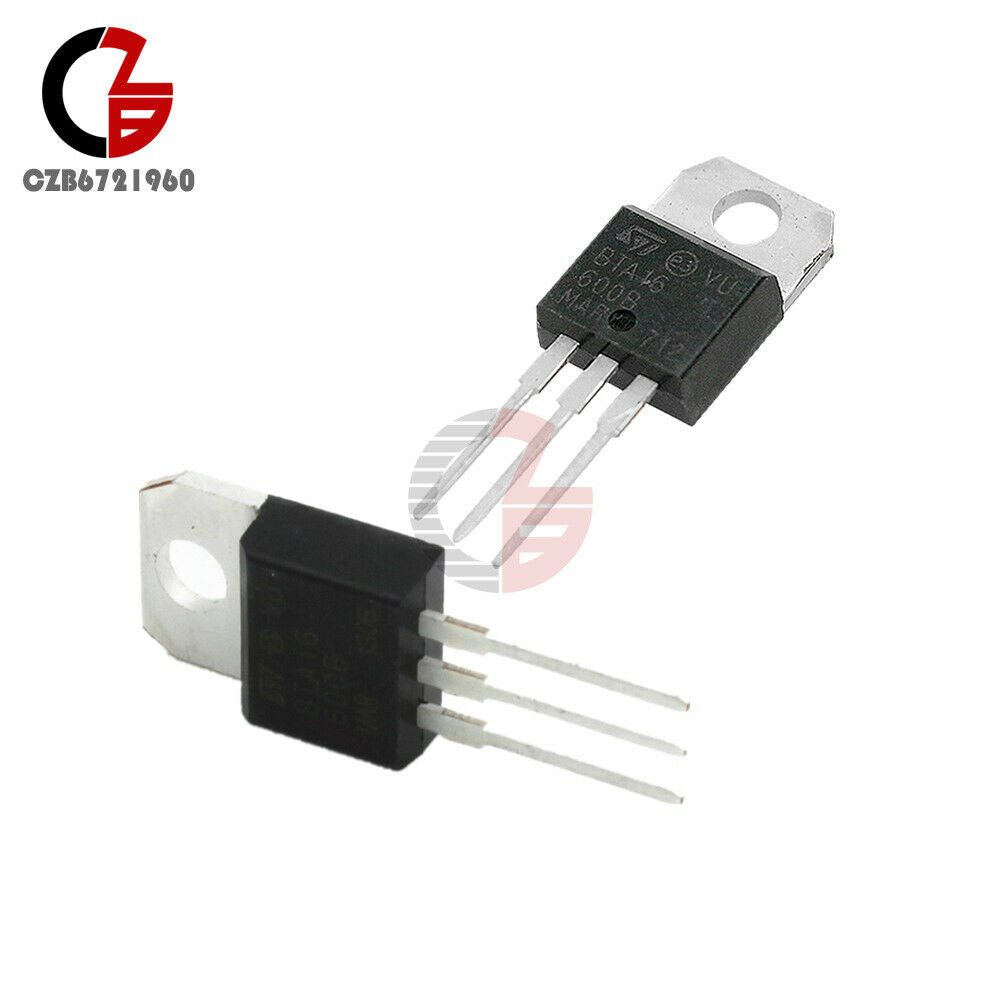 2PCS BTA16-600B TO-220 16A 600V Triac