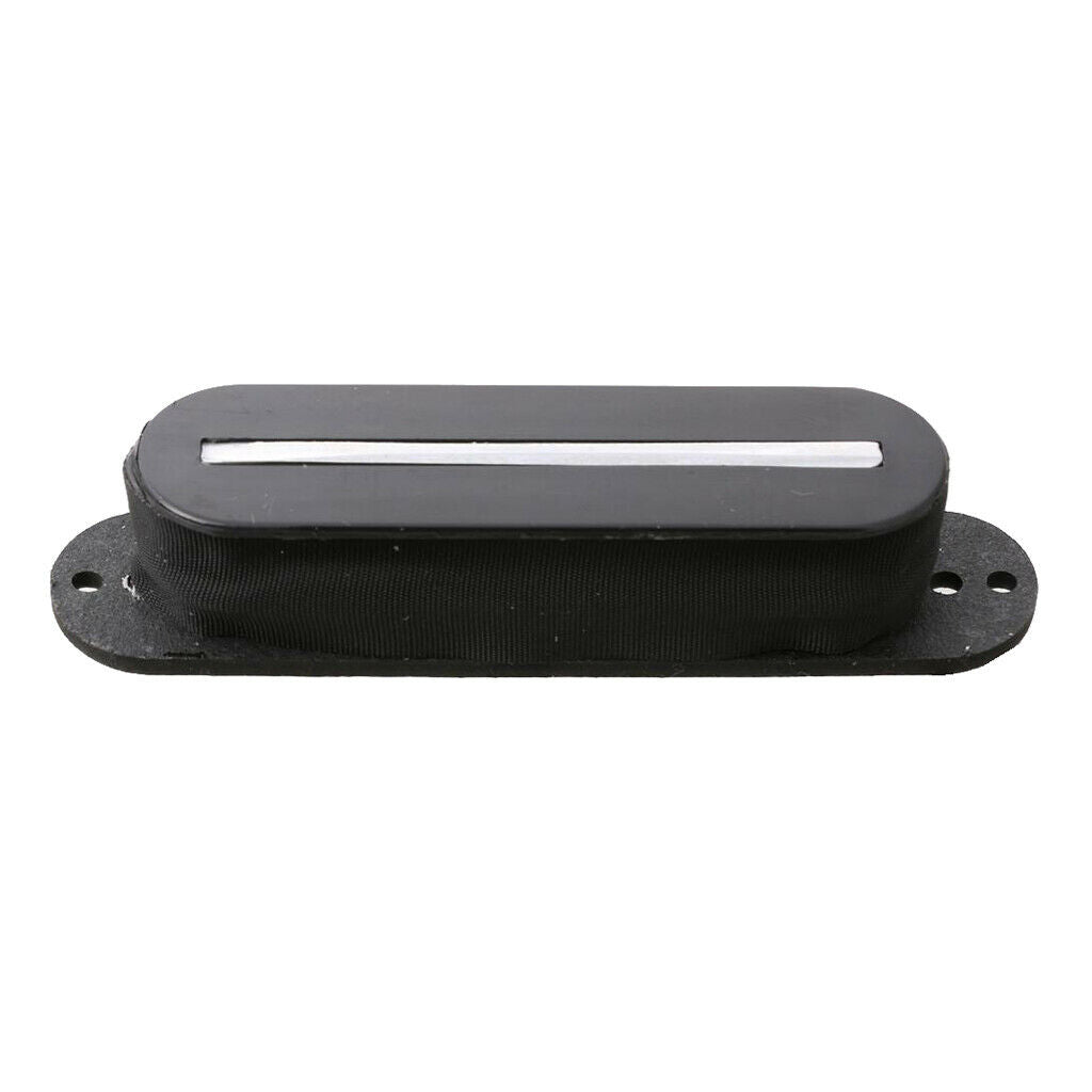 Single Coil Rail  Pickup With Screws Springs For ST Guitar Black