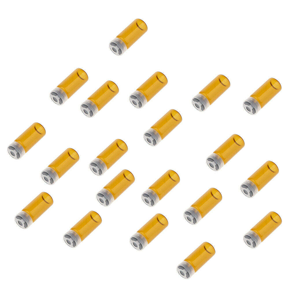 20x Empty Sterile Glass Sealed Serum Vials Liquid Containers  10ml