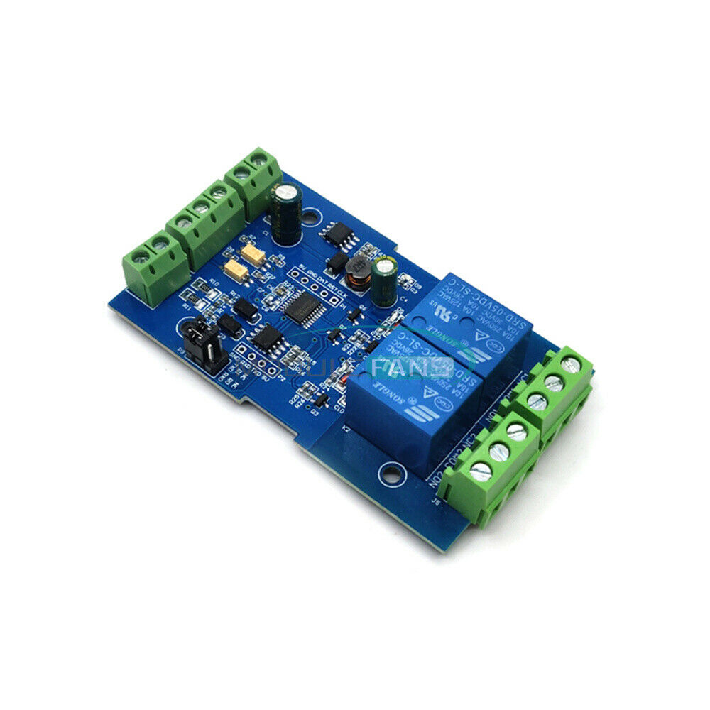 DC7-24V 2-Channel Relay Module RTU Switch Input And Output RS485/TTL